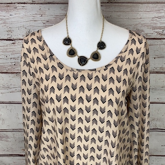 Maurices Long Sleeve Boho Blouse Medium - Picture 2 of 10